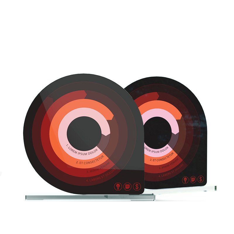 Acrylic Sign Board Countertop Display Counters Top Stand Display Stands