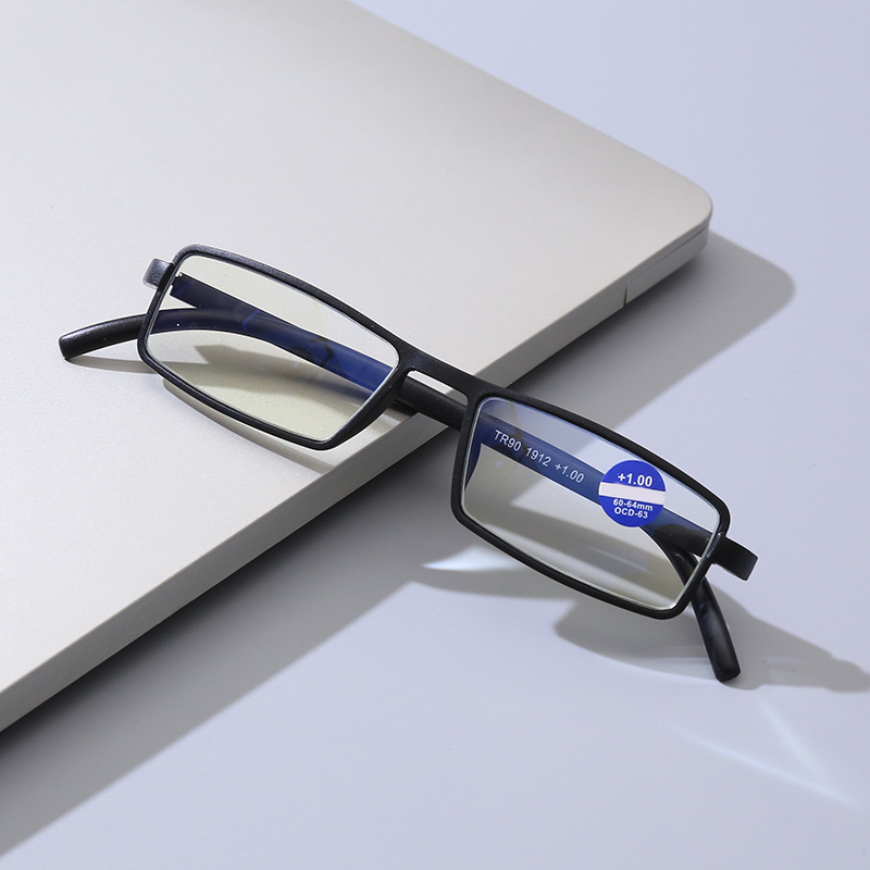 SB1912 1pc True TR Material Squared Frame presbyopia unisex men women blue light blocking corrective eyeglasses Reading Glasses