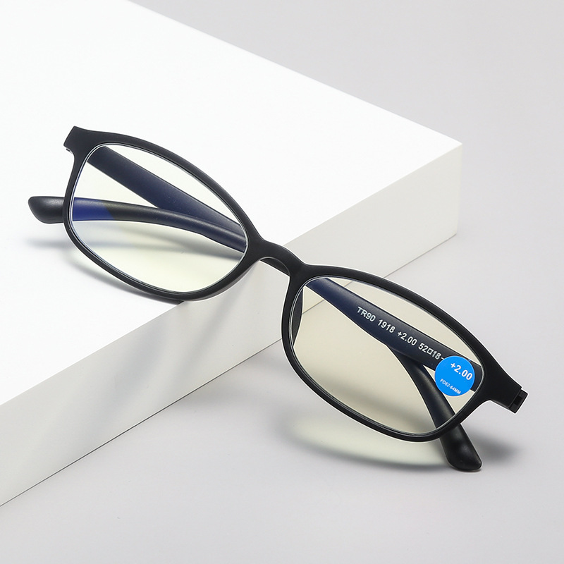 SB1912 1pc True TR Material Squared Frame presbyopia unisex men women blue light blocking corrective eyeglasses Reading Glasses