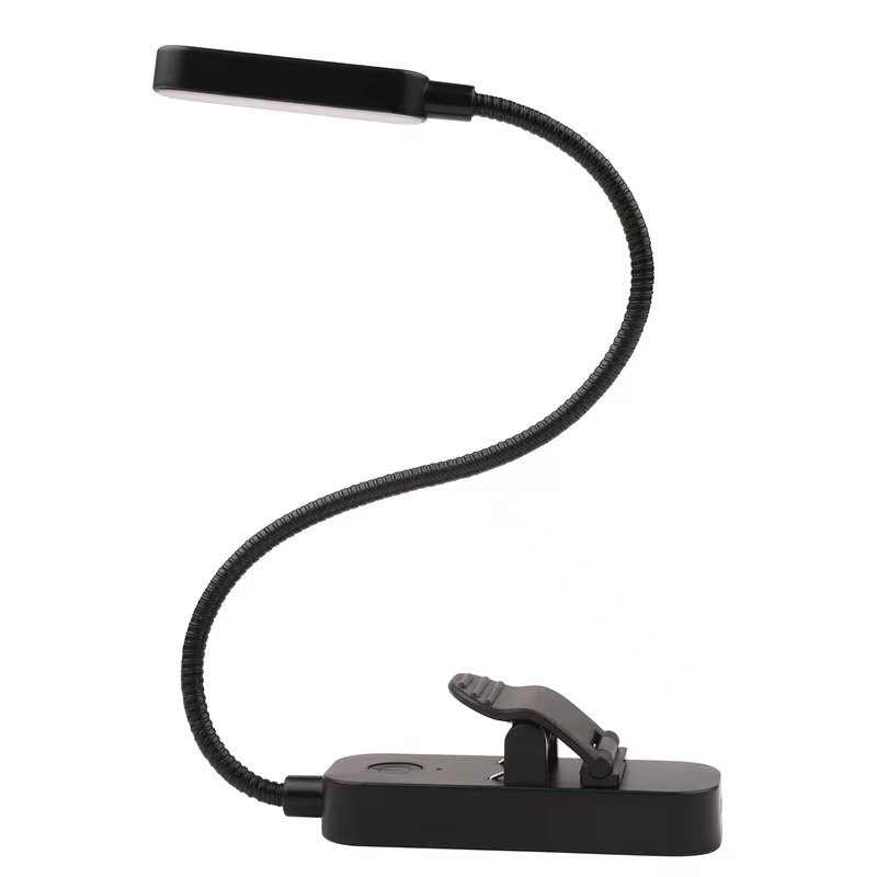USB rechargeable book light portable folding LED reading lamp dimming flexible gooseneck table lamps fashionable led book lamp