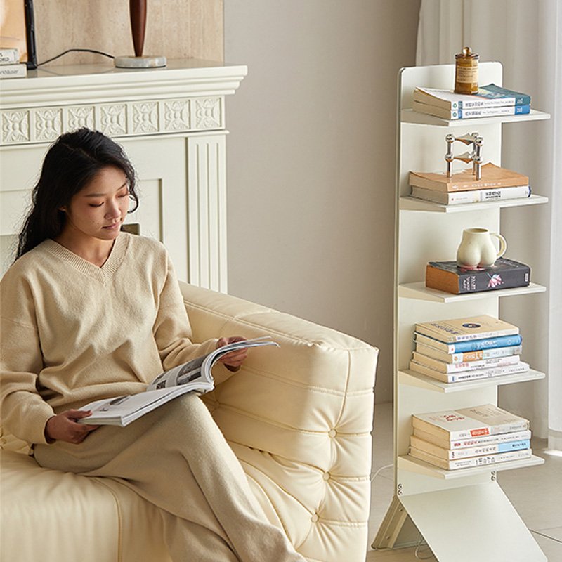 Light Luxury Metal Floor Bookshelf Simple and Beautiful Book Storage Display Shelf