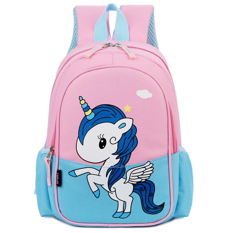 Unicorn Pink Lovely Children Book Bag Girls School Bags Kids Backpack