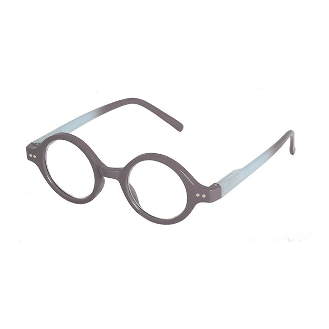 Fashion Gradient Color French Design Vintage Round Reading Glasses Anti-blue Light Protection Unisex