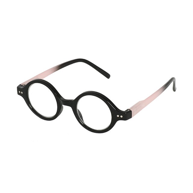 Fashion Gradient Color French Design Vintage Round Reading Glasses Anti-blue Light Protection Unisex