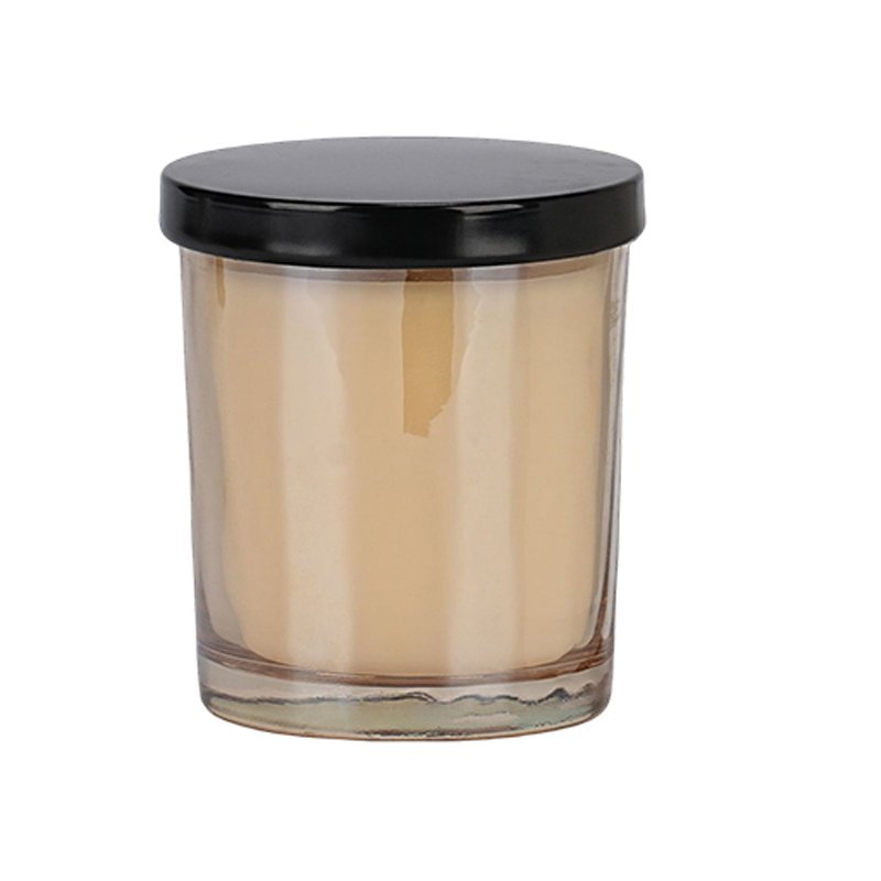 Factory Wholesale Home Decor Soy Wax Fragrance Candles Luxury Private Label Amber Glass Jar Holiday Scent Unique Scented Candle