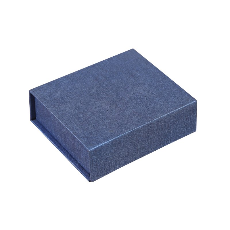 foam insert candle key jewlery box packaging customized rigid foldable small closure light blue linen book magnetic gift box