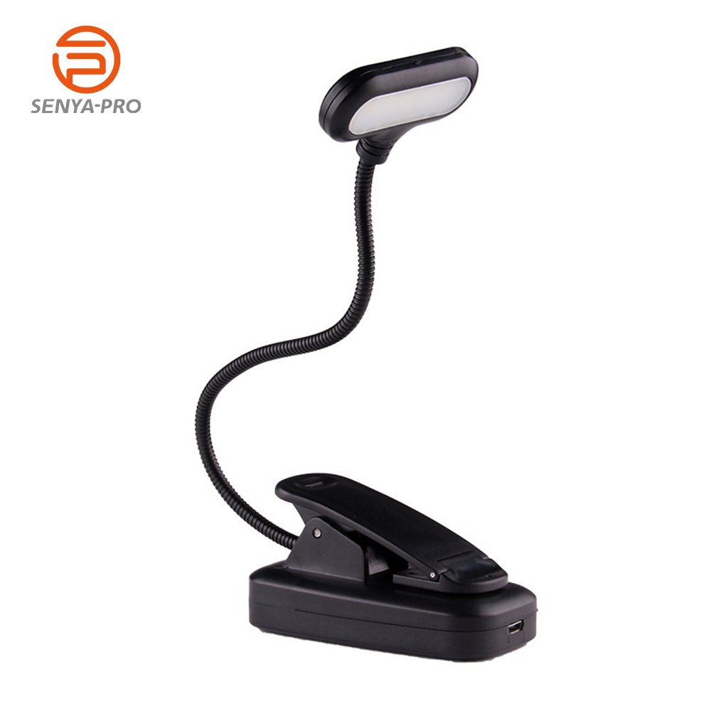 Senya-Pro Easy Carrying Portable Mini Cute Book Light Battery Gritin 19 Led Rechargeable Book Light For Reading
