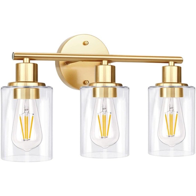 3 Light Mirror Front Vanity Lighting Fixtures Iron Bath Wall Sconce Lamp Vanity Lights Mirror front lamp