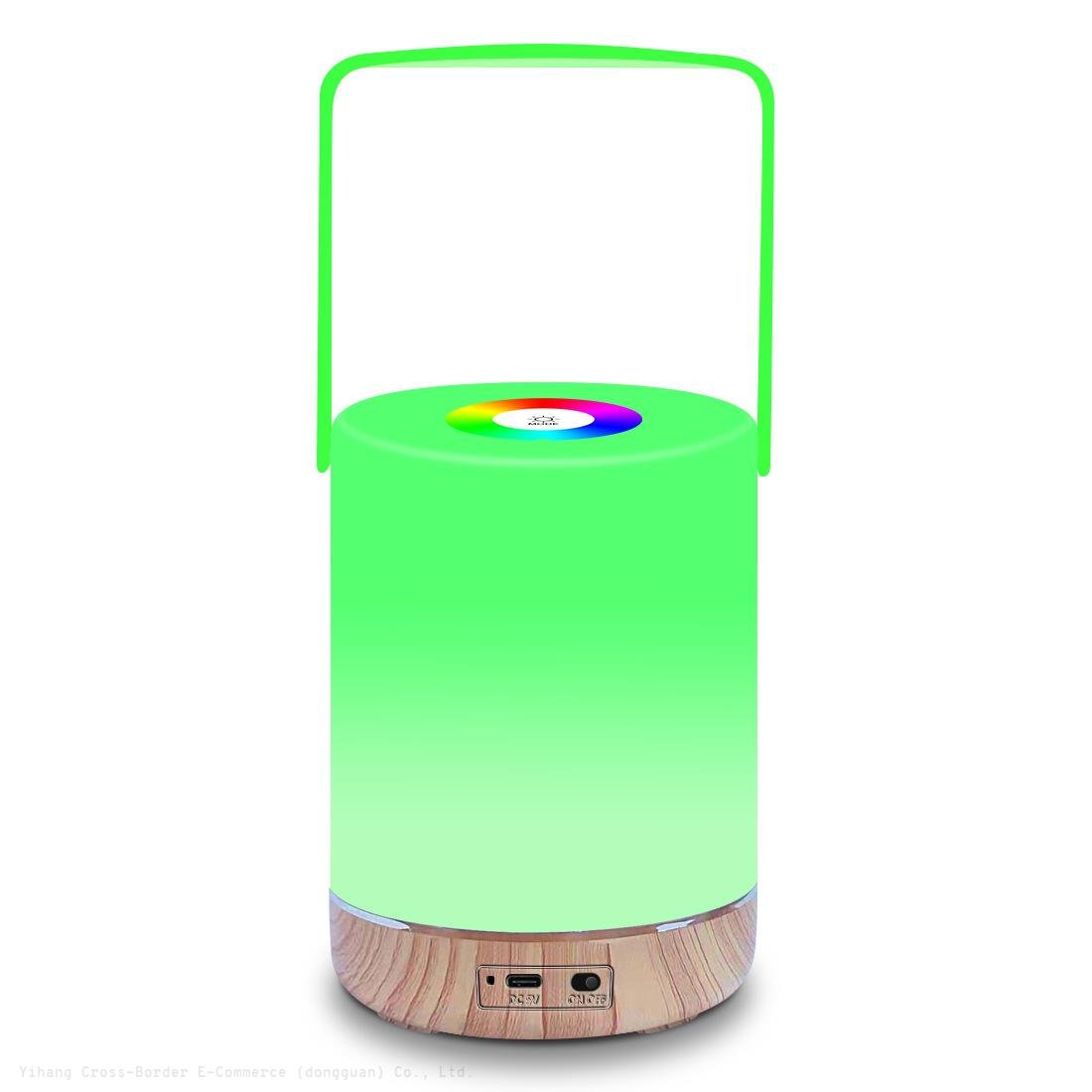 V2 Hot Sale Dimmable LED colorful wood grain charging nightlight gift bedside feeding atmosphere lamp