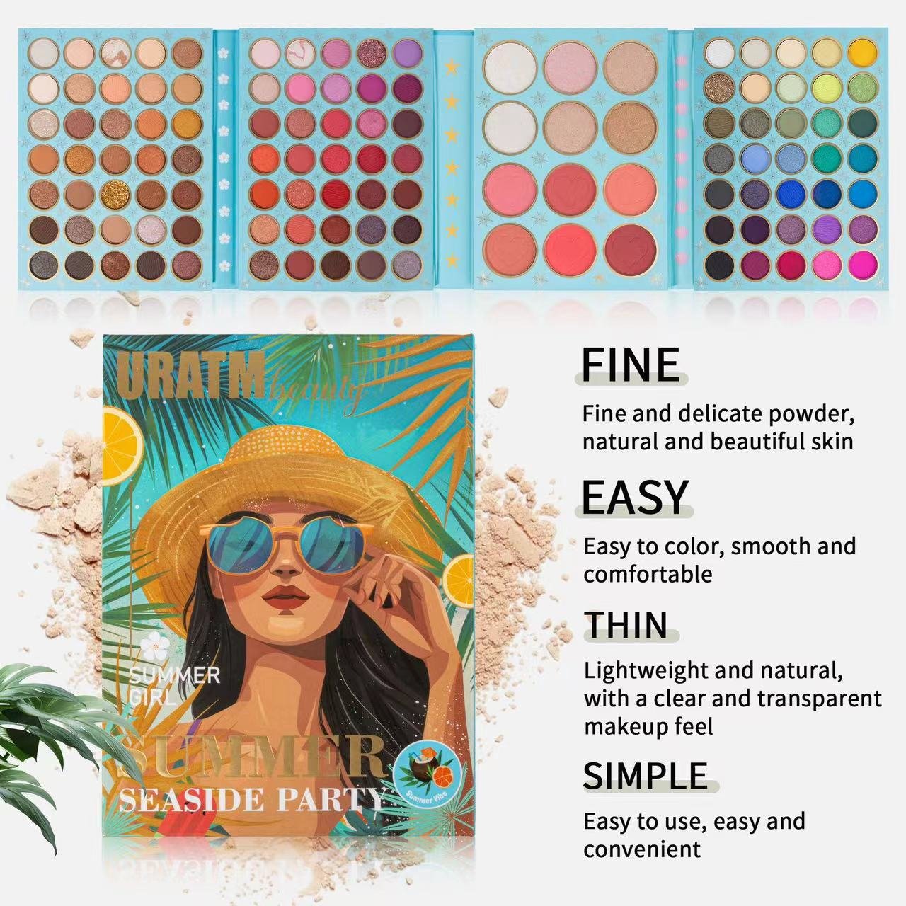 117 color High Pigmented christmas Eyeshadow Book fashion beauty EyeShadow Blush Palette Maquillage Palette makeup cosmetics set