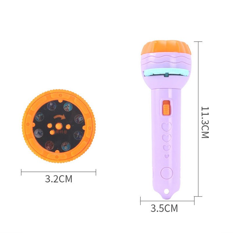 Hot Sell 2021 Baby Sleeping Story Book Flashlight Projector Torch Lamp Toy Holiday Birthday Xmas Gift Light Up Pattern Toys