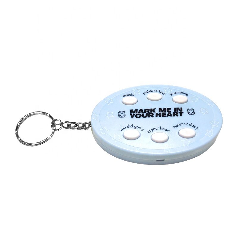 6 Sound Buttons Keychain