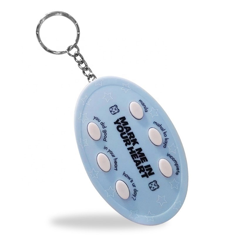 6 Sound Buttons Keychain