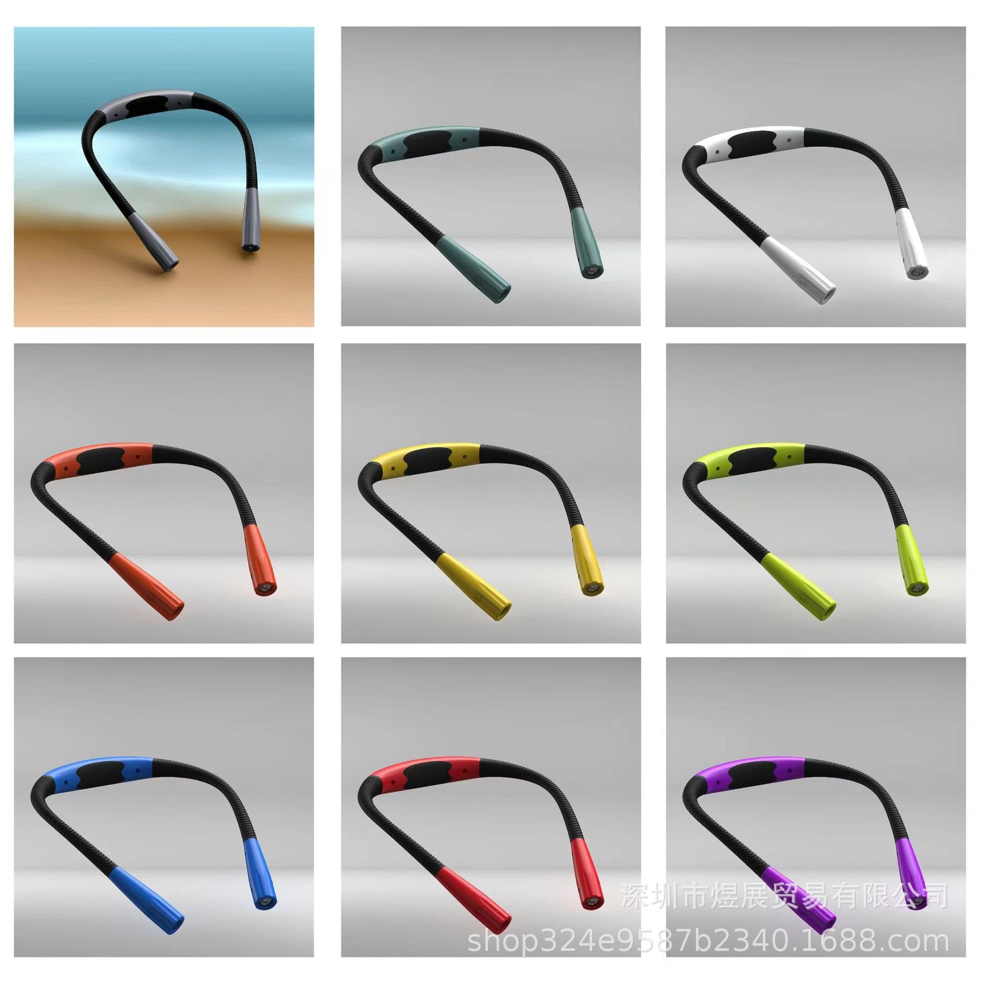 Portable USB Rechargeable Book Light Flexible Hands-free Led Neck Light Hug Reading Lamp Led Night Light