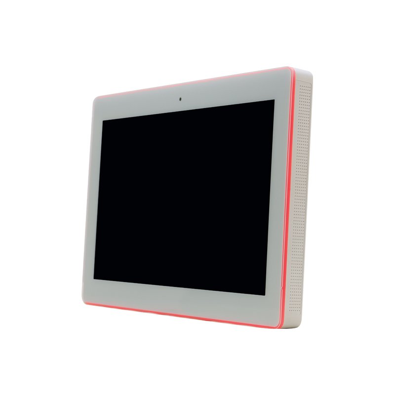 convention room booking 15.6inch Wall mount digital signage business tablet pc android all in one 4 Side LED Light POE Powered