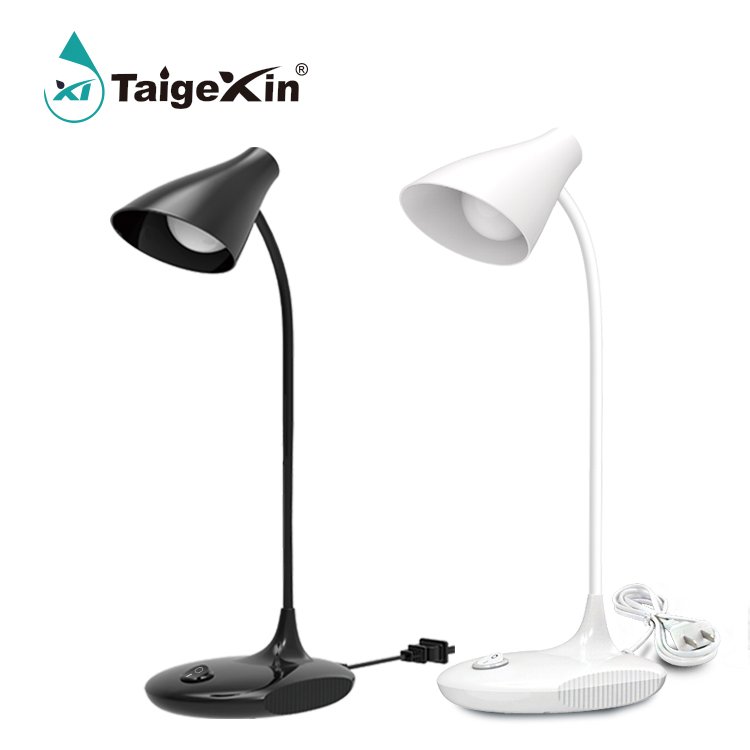 Eye Protection 360 Flexible Gooseneck Book Lamps Kids Desk Lamp LED Table Lamps for Bedside Bedroom Living Room