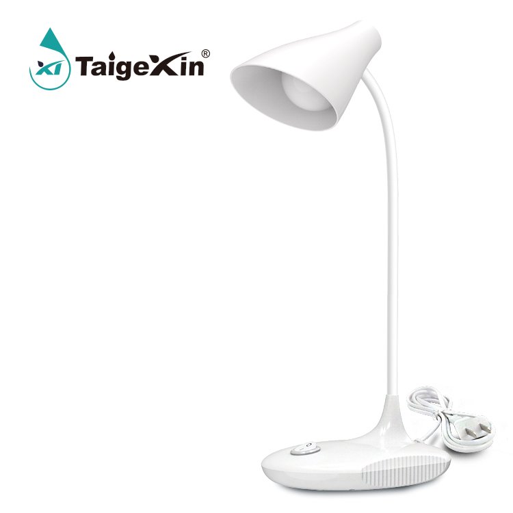 Eye Protection 360 Flexible Gooseneck Book Lamps Kids Desk Lamp LED Table Lamps for Bedside Bedroom Living Room