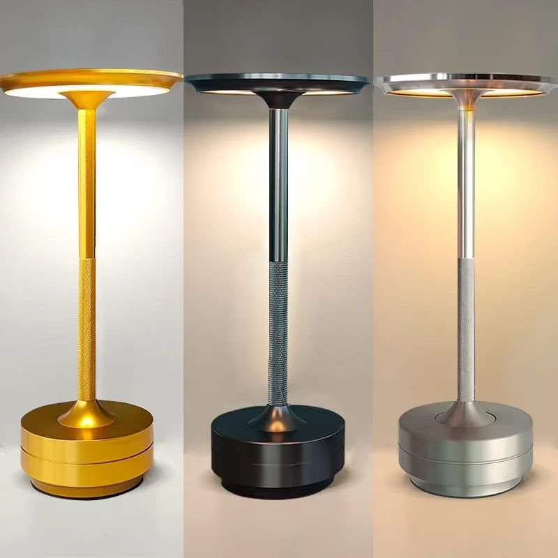 Modern Designer Outdoor Touch Control Restaurant Cordless Wireless Portable Rechargeable Led Table Lamp