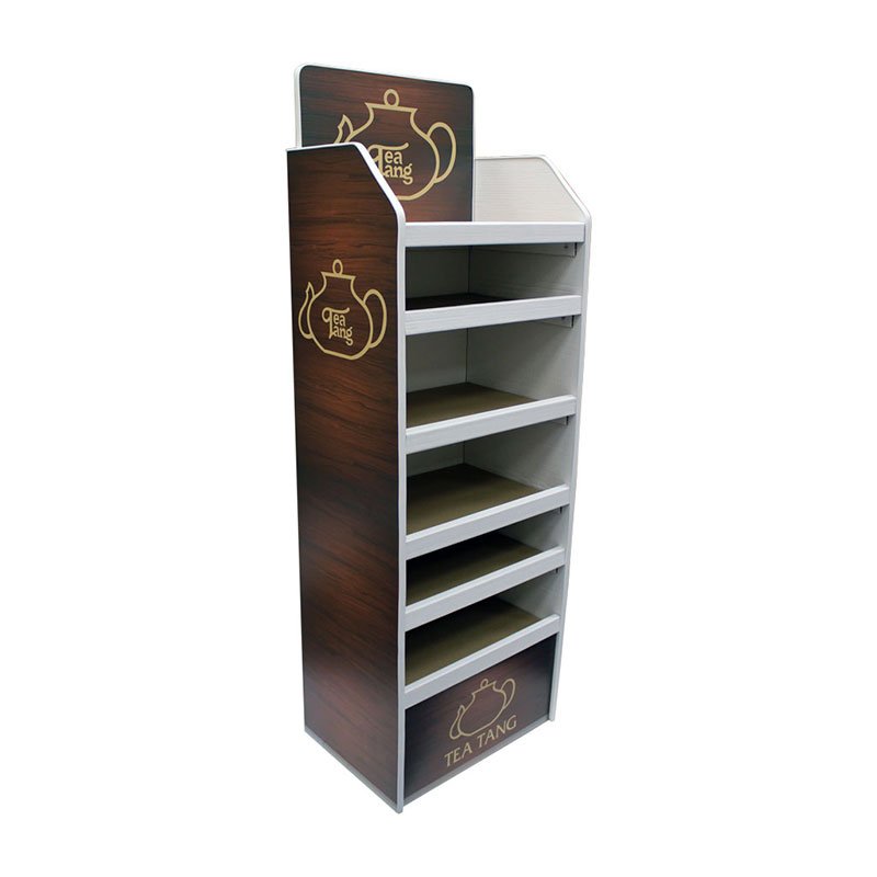 Customized Cardboard Bookshop Brochure Magazine Book Food PVC Display Stand