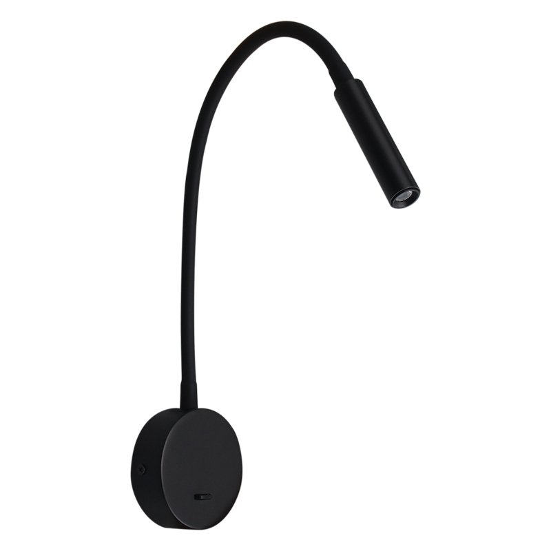 LED hotel bedside wall mounted lamp gooseneck reading light bedroom headboard reading light book light for reading in bed modern