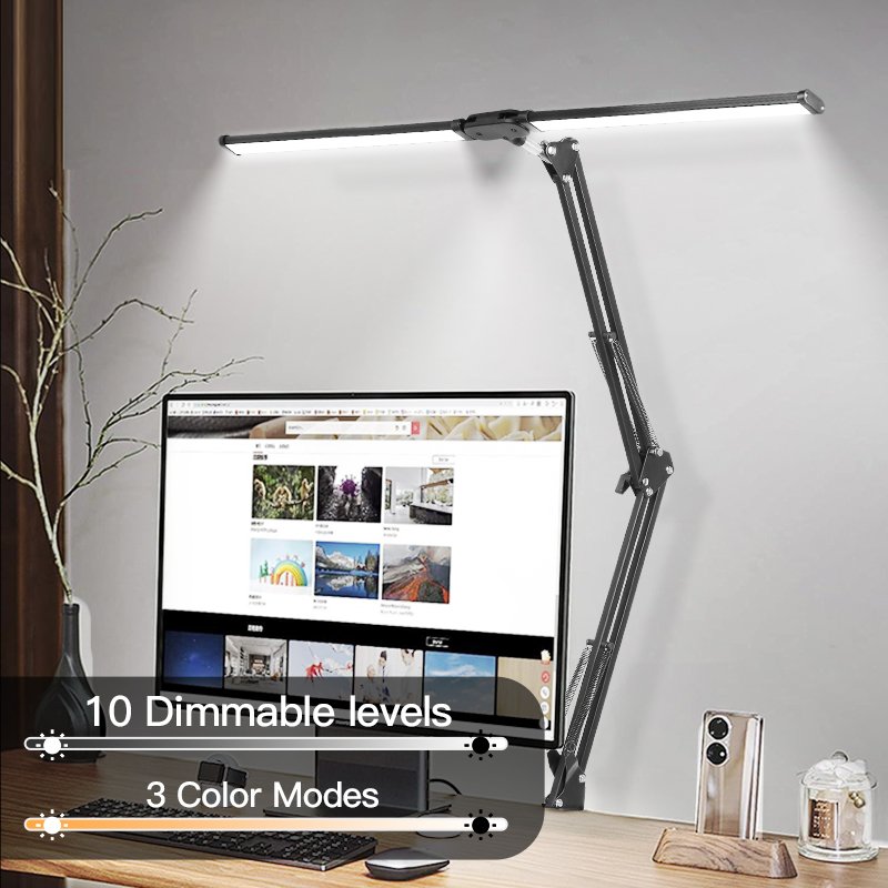 For Study Foldable Dimmable Eye Protection Usb Adjust 3000K-6000K Light Bedside Table Lamp Table Lamps/Led Desk Lamp/Desk Lamp