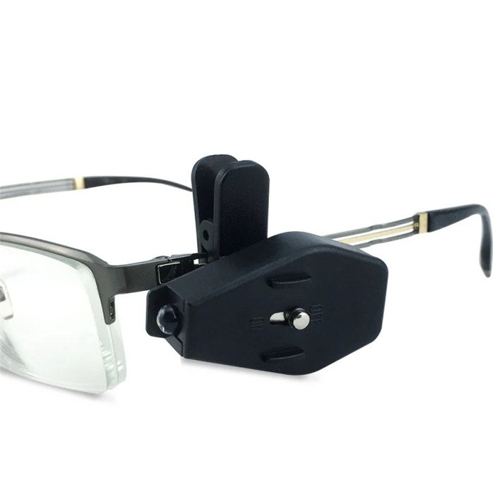 Cheap Mini LED Glasses Clip Light Book Reading Lights Universal Rotatable Eyeglasses Reading Clip Lamp At Night