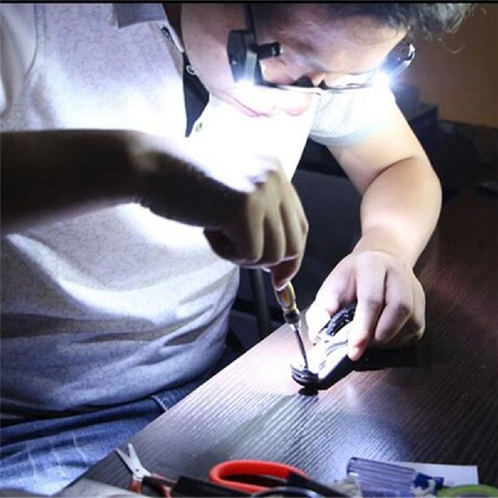 Cheap Mini LED Glasses Clip Light Book Reading Lights Universal Rotatable Eyeglasses Reading Clip Lamp At Night