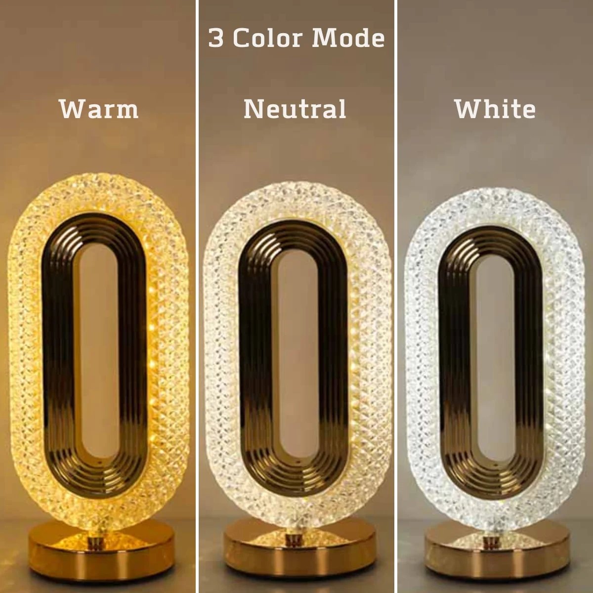 Crystal Stepless Dimming Touch Switch Remote Control USB Charging indoor lighting led lamparas Bedside table night light lamp