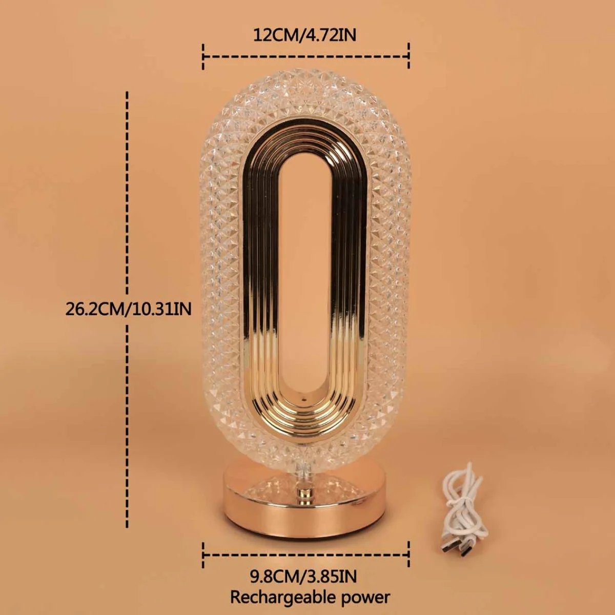 Crystal Stepless Dimming Touch Switch Remote Control USB Charging indoor lighting led lamparas Bedside table night light lamp