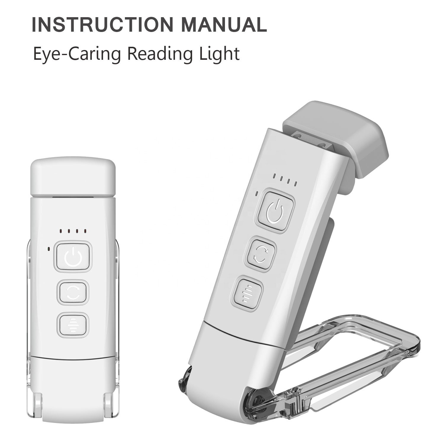 New reading clip light night light USB charging portable clip light desk lamp eye protection mini LED