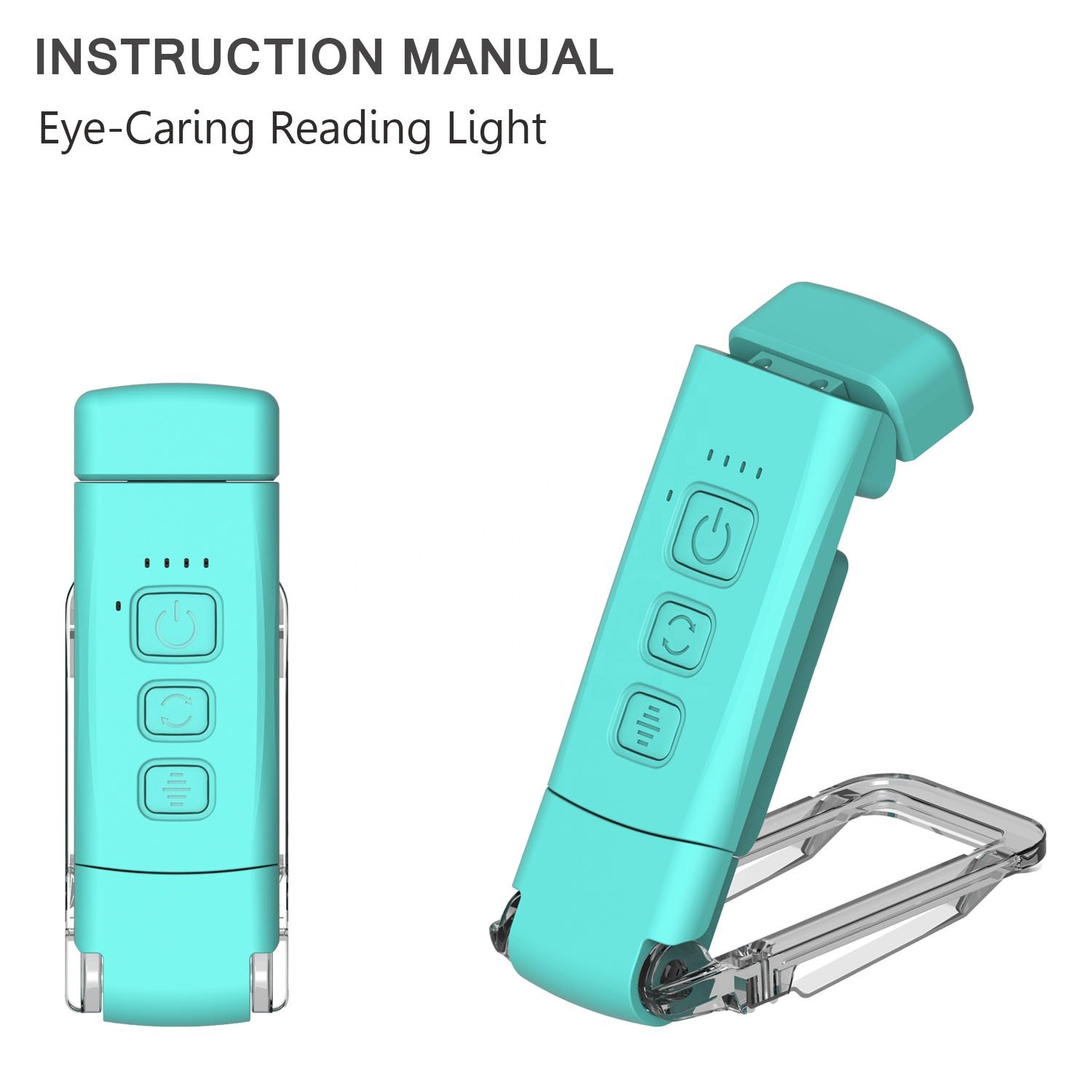 New reading clip light night light USB charging portable clip light desk lamp eye protection mini LED