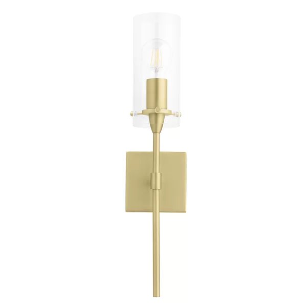 Brass Made Wall Scone Elegant For Home Hotel Bedroom Lighting Wall Ceiling Decor Usage Metal Wall Scone In Gold And Black Color