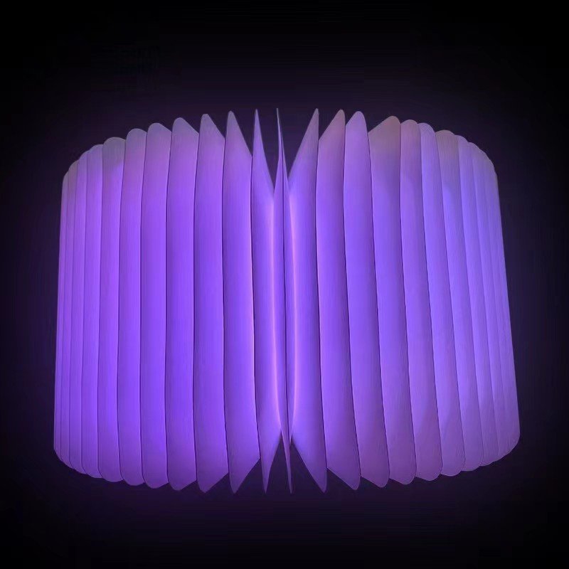 Wooden Book Light 5 Colors Folding Book Lamp LED Book Light for Home Decor Birthday Gift