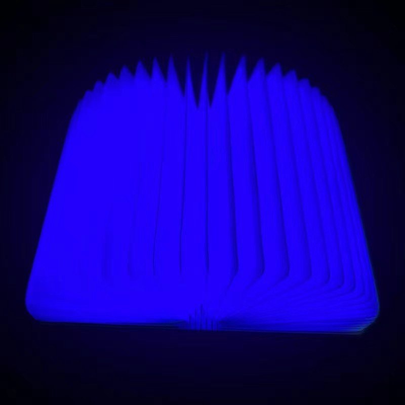 Wooden Book Light 5 Colors Folding Book Lamp LED Book Light for Home Decor Birthday Gift