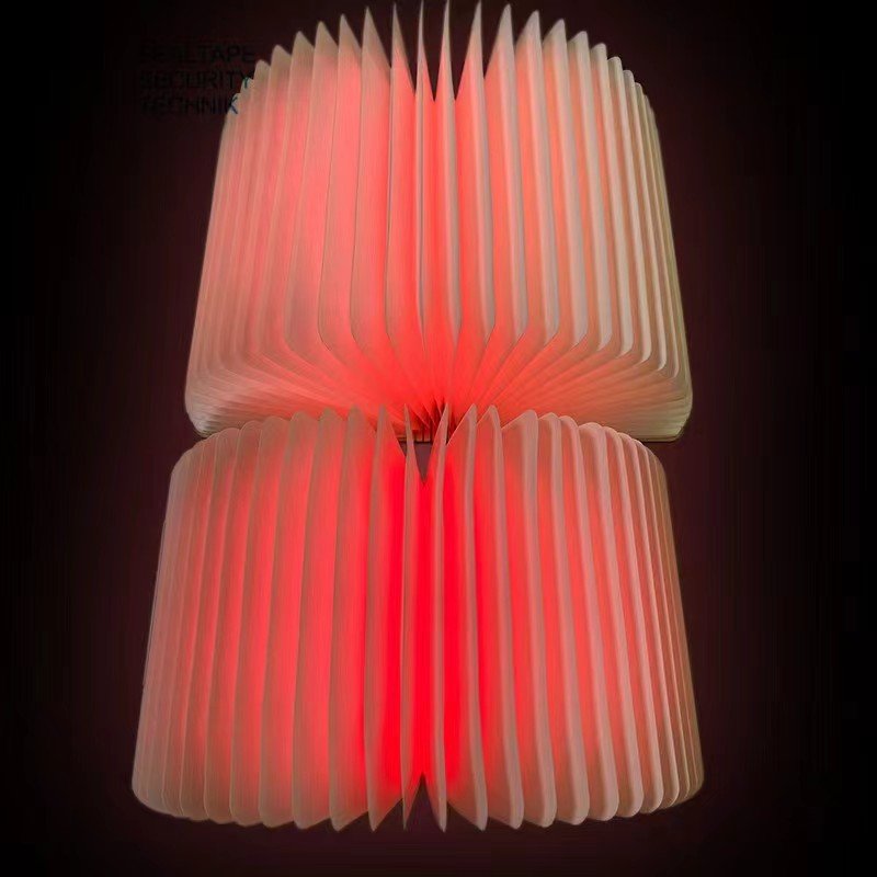 Wooden Book Light 5 Colors Folding Book Lamp LED Book Light for Home Decor Birthday Gift