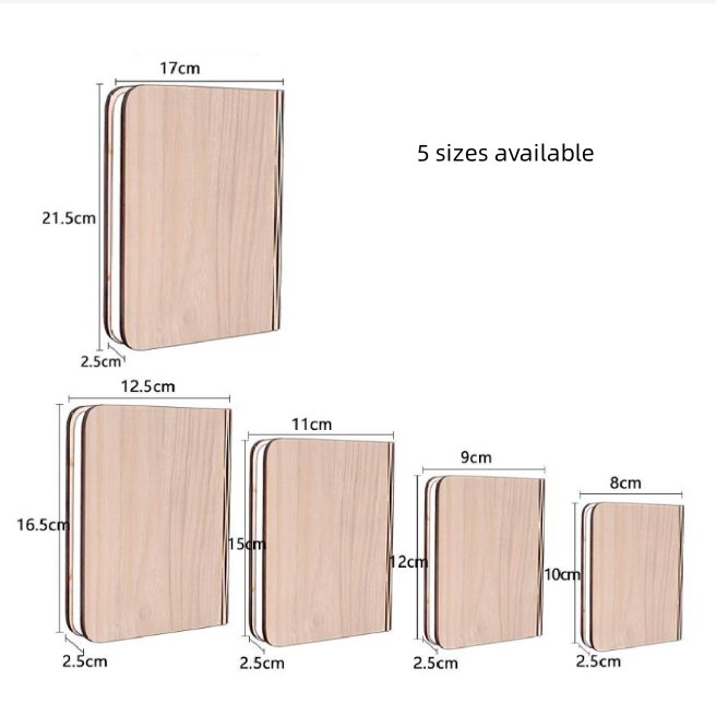 Wooden Book Light 5 Colors Folding Book Lamp LED Book Light for Home Decor Birthday Gift