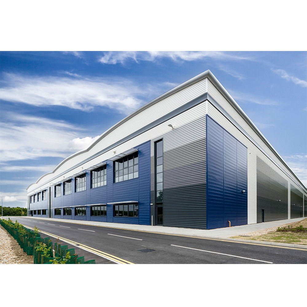 Modern Prefabricated Steel Structure Building For Cold Storage Hangars Workshops Warehouses