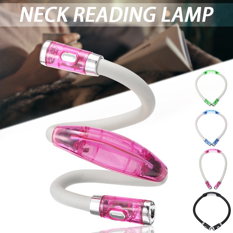 U-shaped Adjustable Portable Flexible Reading Book Light LED Hanging Neck Light Outdoor Sports Neck Lighting Lamp
