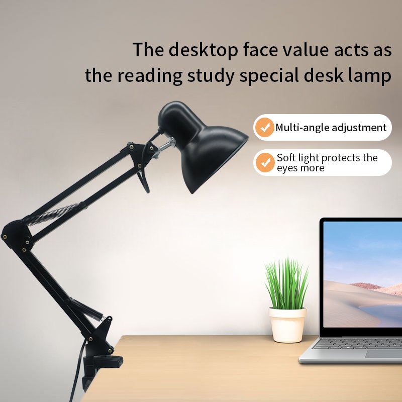 Adjustable Arm LED Table Lamp with Switch Control for Reading Working & Manicure Manicure Book Light for Desk Folding Table Use