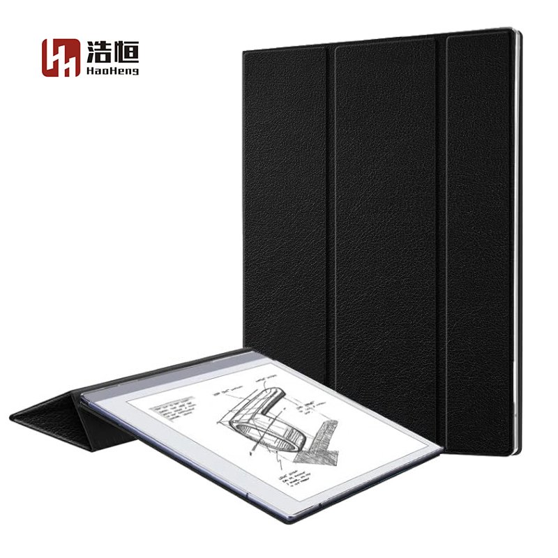 Trifold Ultra Lightweight PU Leather Magnetic Case for Remarkable 2 Paper Tablet Book Bulit-in Magnet