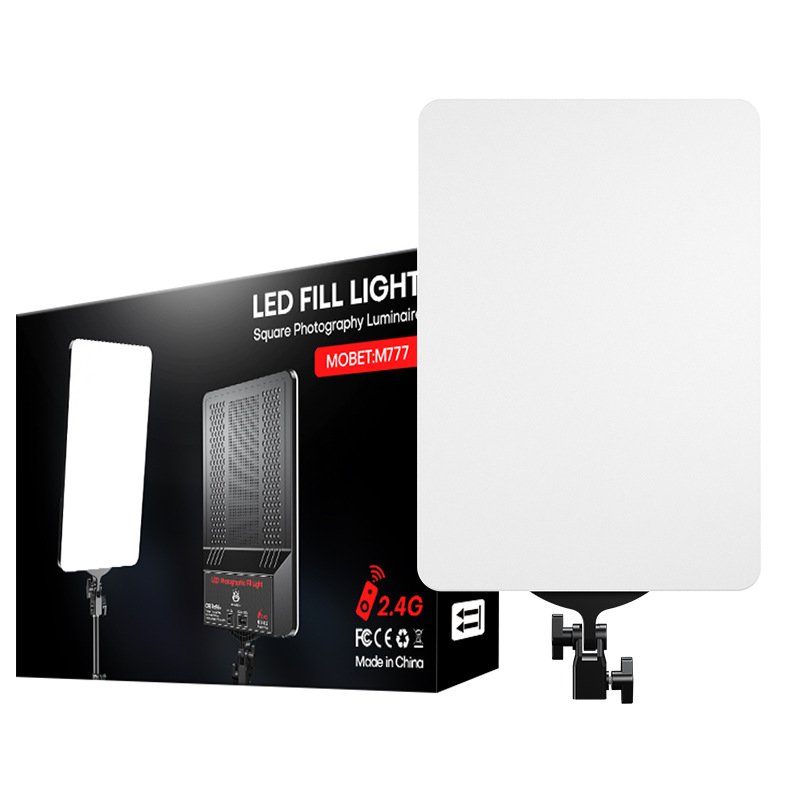 19inch Soft Remote Control LED Panel Makeup Studio Lights Led Fill Light Photography Video Light Match Tripod Clamp Table Stand