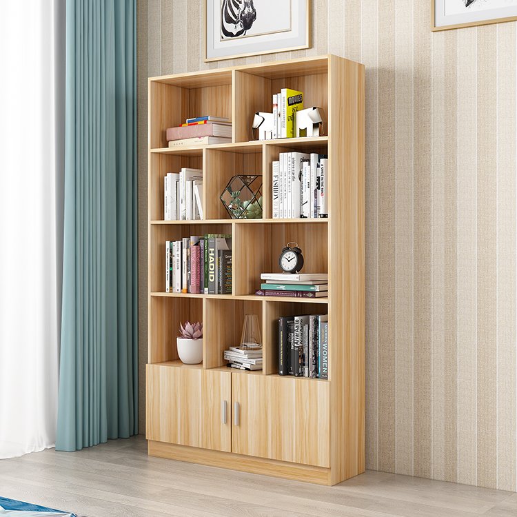 simple rustic wooden black book storage shelf corner house bookshelves bookcase