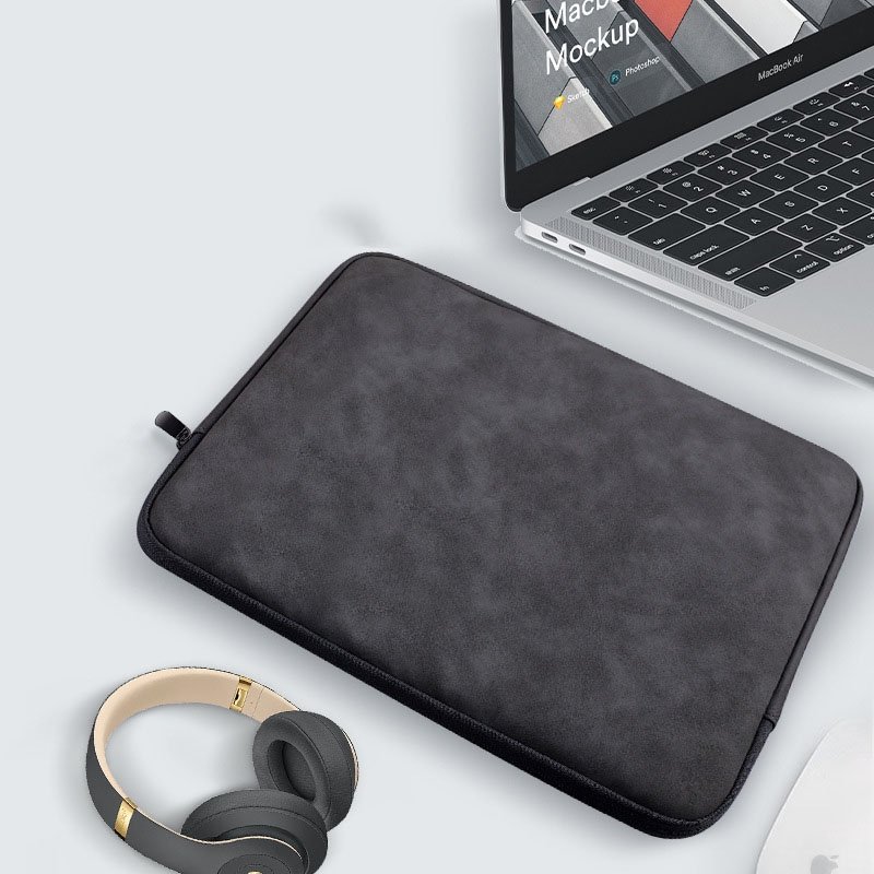 Wholesale Portable Waterproof Laptop Case Notebook Sleeve 13.3 14 15 15.6 Leather For Macbook Computer Bag