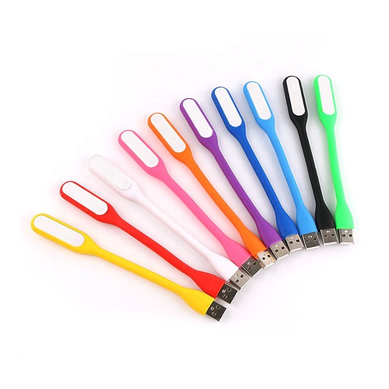Mini LED Book Lamp Portable 5V USB Reading Night Lamp White Color Table Desk Lamp For Laptop PC Power Bank Notebook