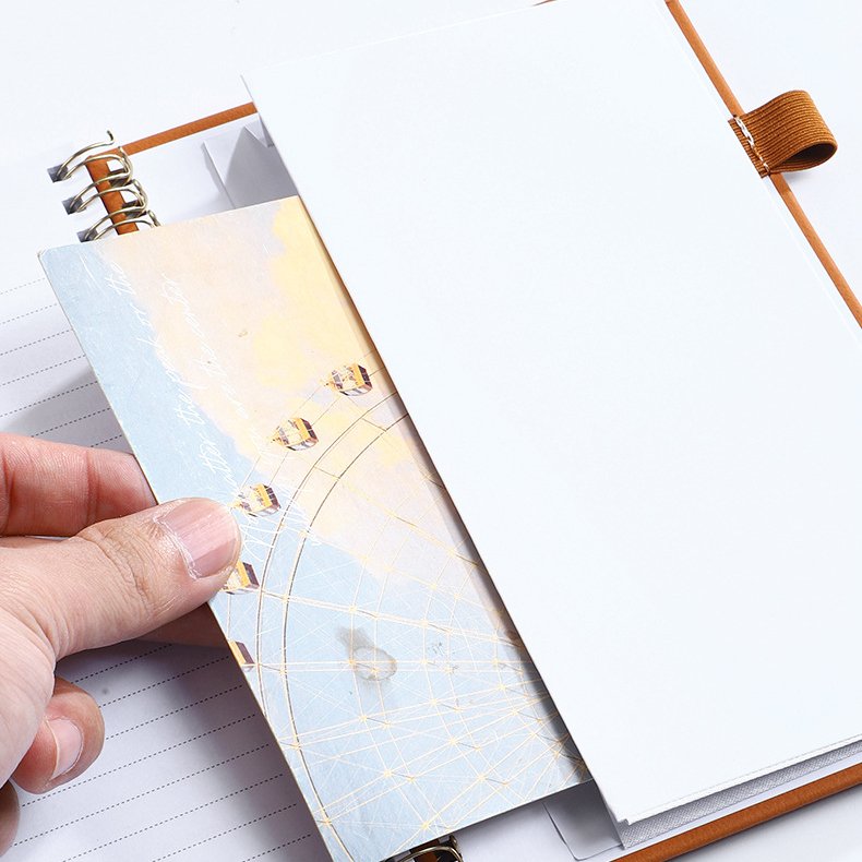 Custom Printed Password Book Promotional Lined Cheap Custom Logo Printed Spiral Leather Address Notebooks With Elastic Band