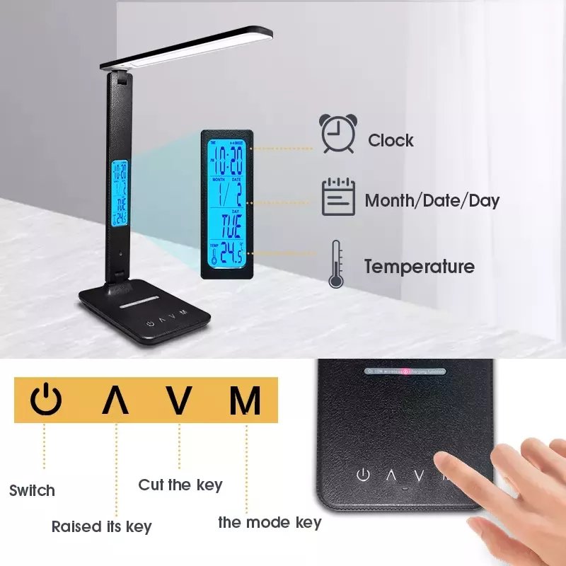 Shenzhen Lighting Modern Bureau Book Luz Desk mesa Working Light LED Table Lamps
