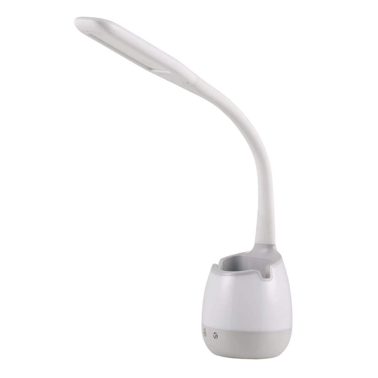 Touch sensor LED Desk Table Lamp 5V USB Rechargeable RGB 7-color night lights For Student Study Reading Book phone stand