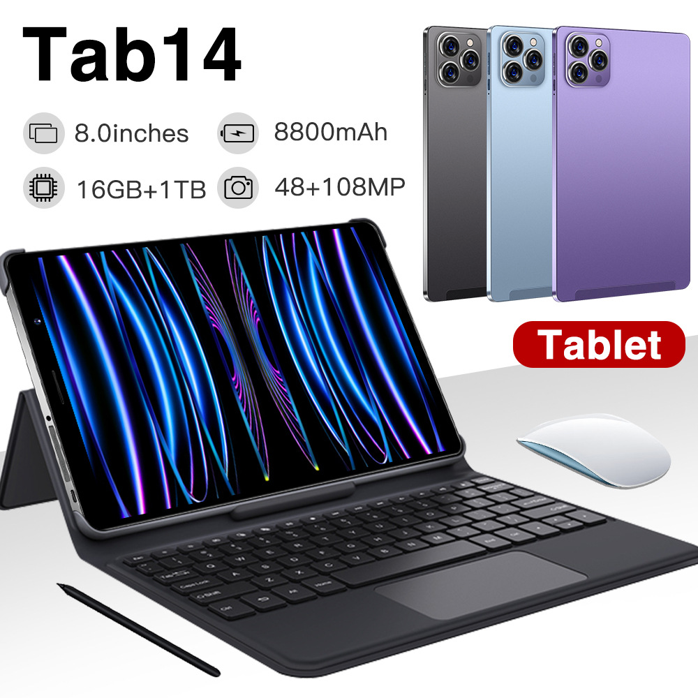 Best selling fast shipping 8 Inches HD Screen 1G+16GB MTKX30 1300*200 6000mAh Battery Android 12 48MP+108MP Tablet PC