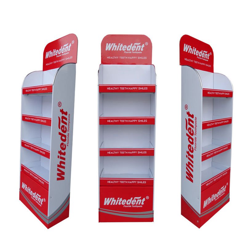 Custom Store Floor PVC Board Display Stand for Book Magazine Exhibition