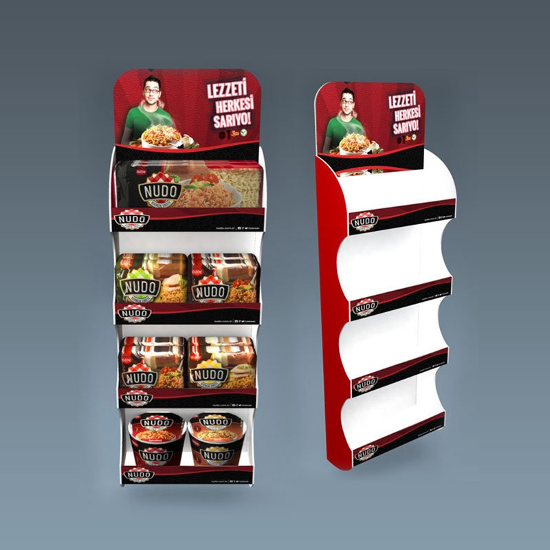 Custom Store Floor PVC Board Display Stand for Book Magazine Exhibition